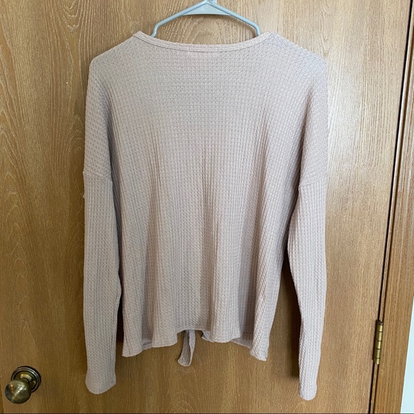 Altar’d State Tie Front Sweater - Picture 4 of 4